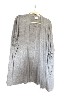 Soma Lightweight Open-Front Gray Women's Cardigan